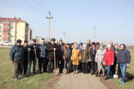Станица Выселки. В связи с 75-летием Победы заложен Сад Памяти