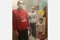 Карасунский округ Краснодара. Продолжается помощь коммунистов нуждающимся семьям
