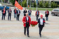 Краснодар. Активисты КПРФ отметили юбилейный День Победы