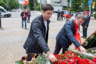 Краснодар. Активисты КПРФ отметили юбилейный День Победы