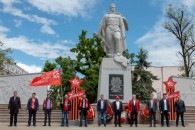 Краснодар. Активисты КПРФ отметили юбилейный День Победы
