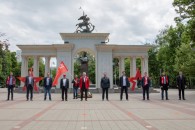 Краснодар. Активисты КПРФ отметили юбилейный День Победы