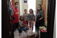 Краснодар. А. Шакин и М. Репещук помогли нескольким нуждающимся семьям