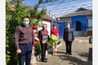 Станица Каневская. С днем рождения, ветеран!