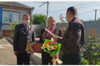 Станица Каневская. С днем рождения, ветеран!