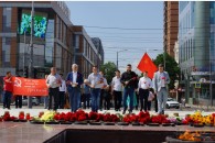 Краснодар. Активисты КПРФ и Союза советских офицеров почтили память жертв войны