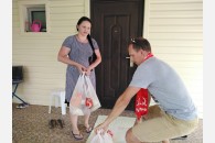 Краснодар. Активисты КПРФ помогают многодетным семьям пережить последствия карантина