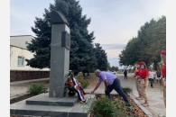 В станице Каневской почтили память дважды Героя Социалистического труда В.Ф. Резникова