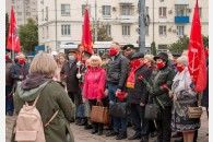 В Краснодаре активисты КПРФ организовали митинг в честь Великого Октября