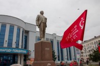 В Краснодаре активисты КПРФ организовали митинг в честь Великого Октября