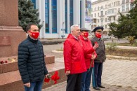 В Краснодаре активисты КПРФ организовали митинг в честь Великого Октября