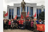 В Краснодаре активисты КПРФ организовали митинг в честь Великого Октября