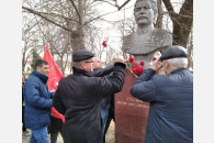 Белореченск. Коммунисты Кубани и Республики Адыгея 5 марта почтили память И.В. Сталина