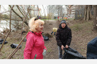 Краснодар. Активисты КПРФ организовали субботник на берегах Карасунских озер