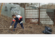 Краснодар. Активисты КПРФ организовали субботник на берегах Карасунских озер