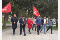 Темрюк. В работе Пленума райкома КПРФ приняли участие коммунисты из Крыма