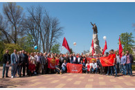 В Краснодаре активисты КПРФ и сторонники партии отметили Красный Первомай