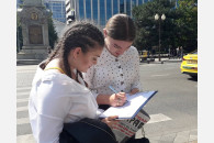 Краснодар. Активисты Карасунского отделения КПРФ проводят пикеты за спасение хлебозавода