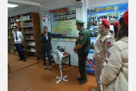 Юные патриоты из станицы Каневской побывали в вертолетном полку