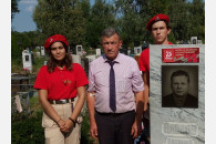 Каневские патриоты почтили память участника битвы на Курской дуге