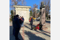 Краснодар. Активисты КПРФ отметили 125-й день рождения Маршала Победы