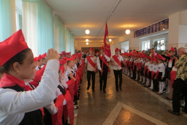 Пионерская линейка в Белореченске