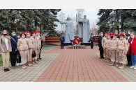 Уроки патриотического воспитания каневских юнармейцев