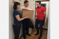 Краснодар. Активисты КПРФ продолжают помощь беженцам