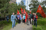 Анапа. Красный автопробег в день рождения В.И. Ленина