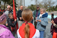 Анапа. Красный автопробег в день рождения В.И. Ленина