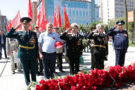 Краснодар. Активисты КПРФ и других лево-патриотических сил отметили День Победы