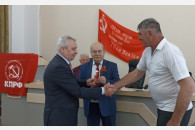 Лидер краевого отделения КПРФ принял участие в Конференции белореченских коммунистов