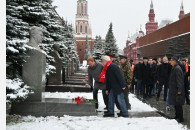 Москва. Торжественная акция в честь Дня рождения Ленинского Комсомола